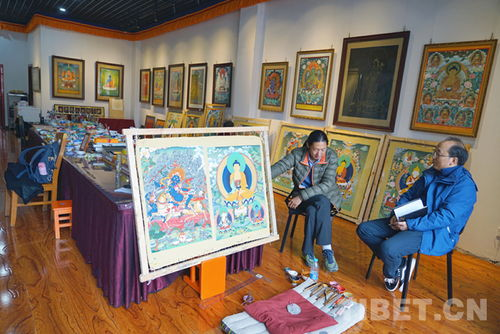 夏河县拉卜楞唐卡小镇